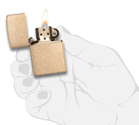 Zippo tulemasin Armor Tumbled Brass