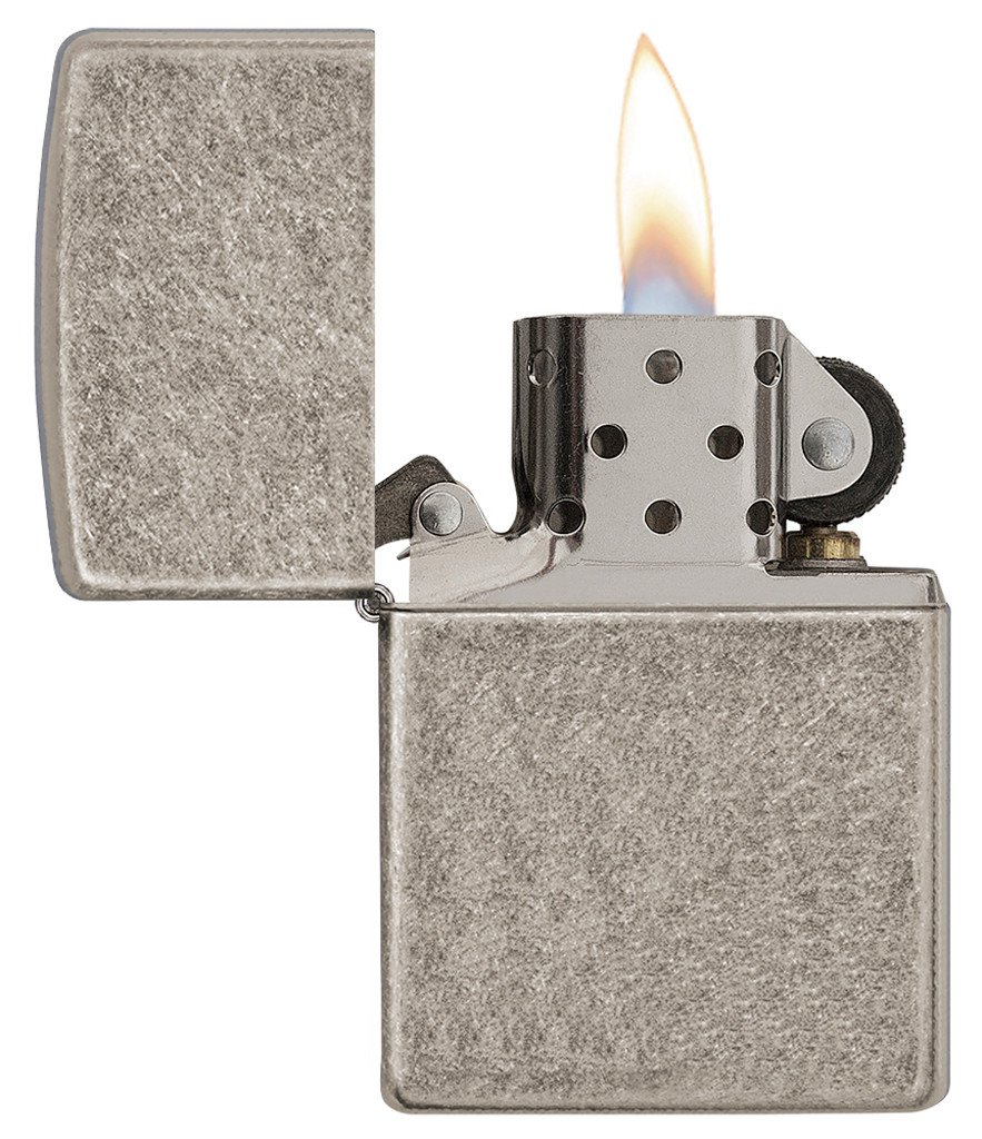 Zippo tulemasin Armor® Antique Silver Plate