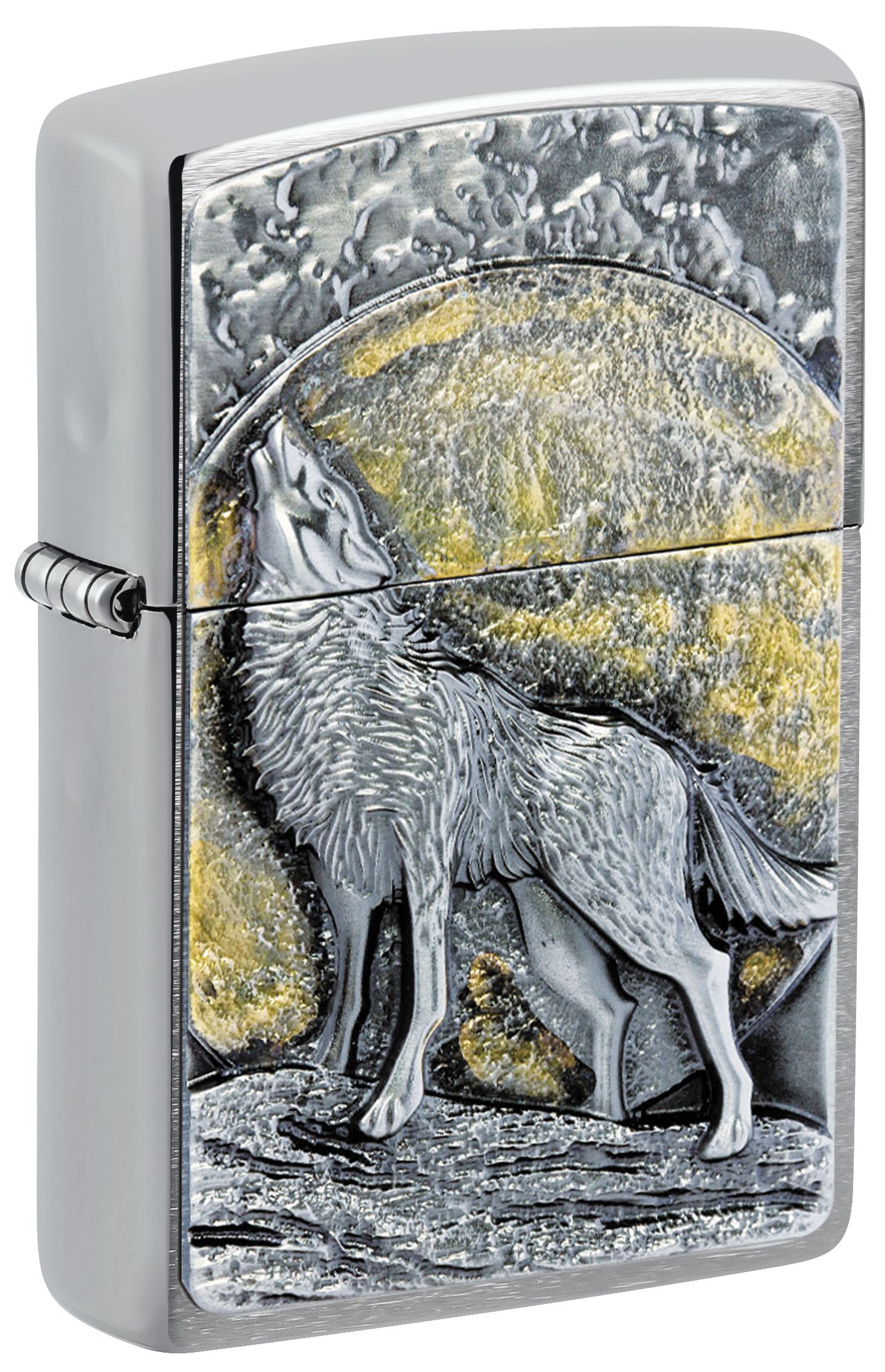 Zippo tulemasin Wolf and moon