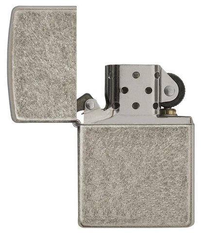 Zippo tulemasin Armor® Antique Silver Plate