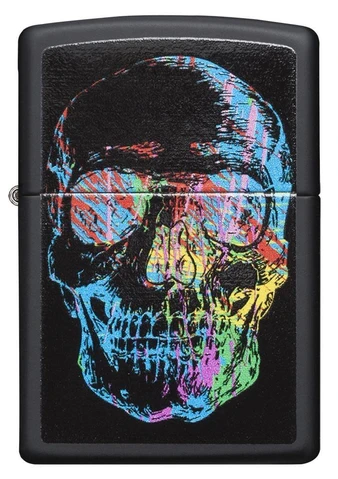 Zippo tulemasin Colorful Skull