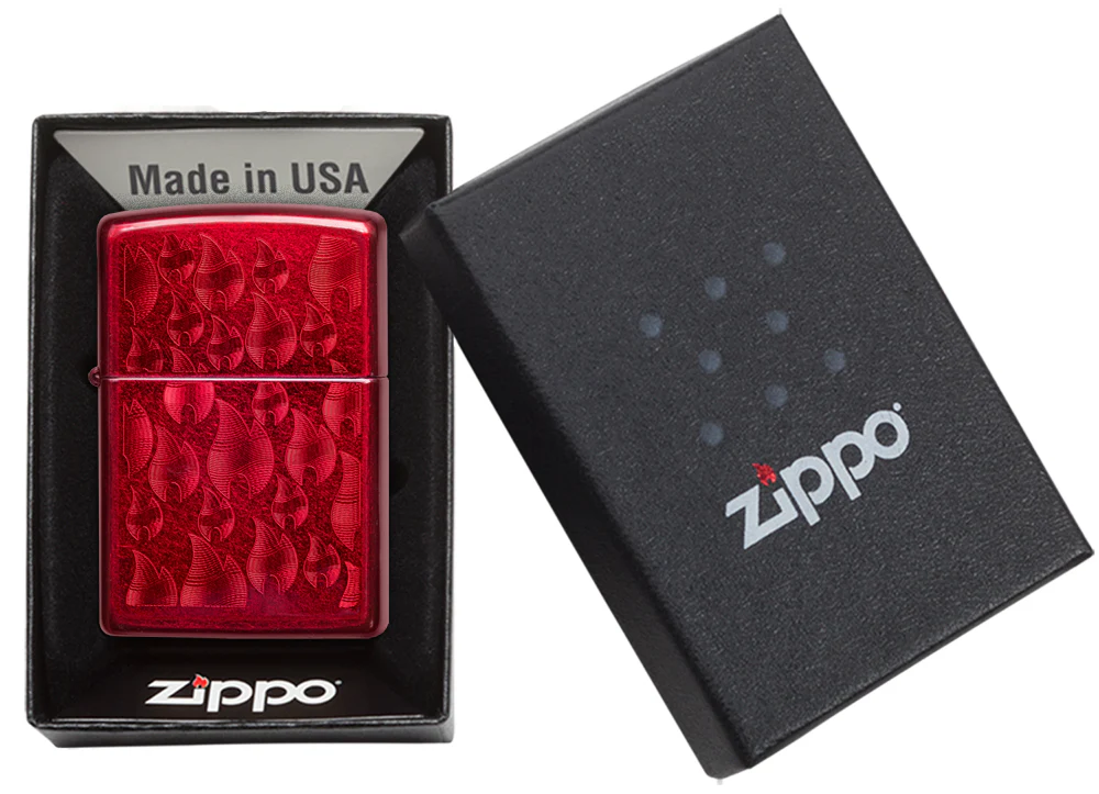 Zippo tulemasin Candy Apple Red Zippo Flamme