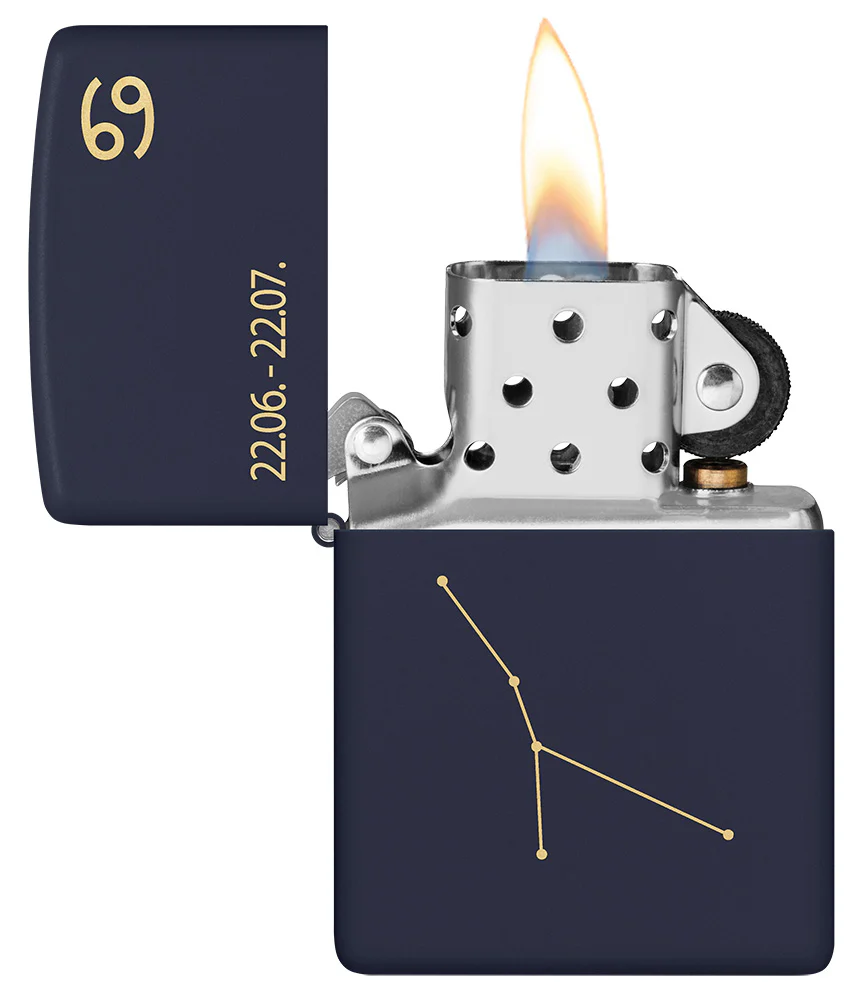 Zippo tulemasin Zodiac Cancer Design