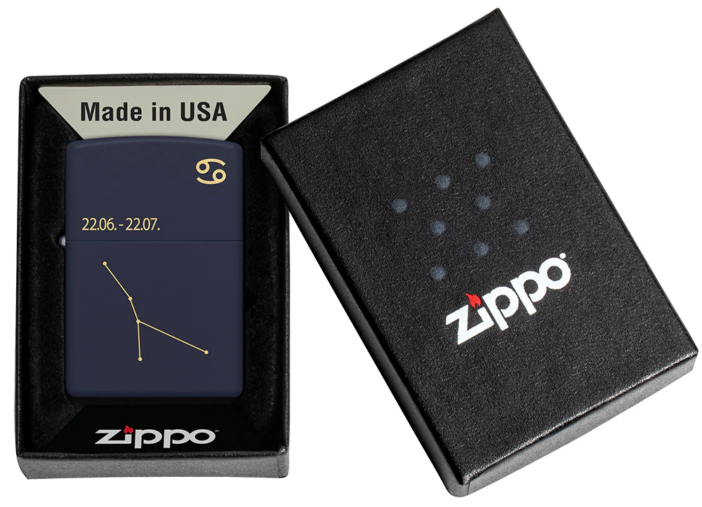 Zippo tulemasin Zodiac Cancer Design