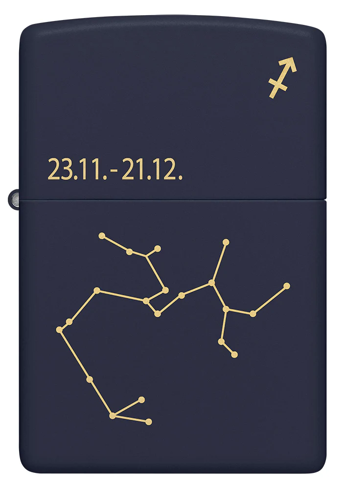 Zippo tulemasin Zodiac Sagittarius Design