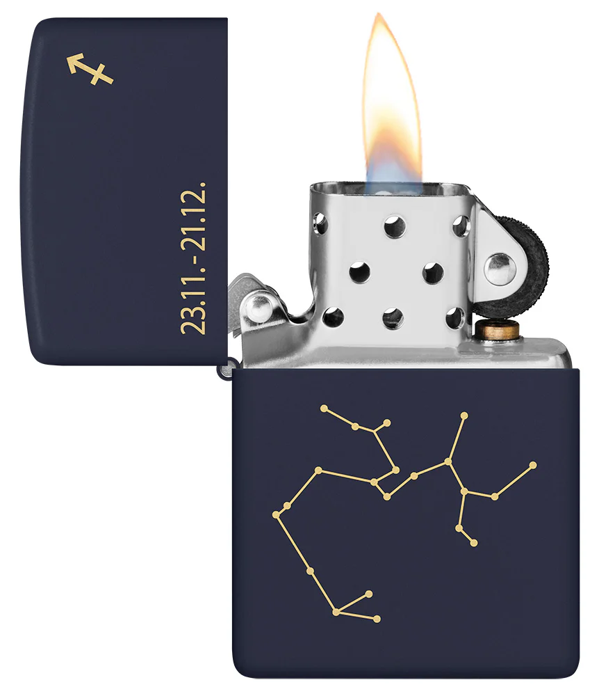 Zippo tulemasin Zodiac Sagittarius Design