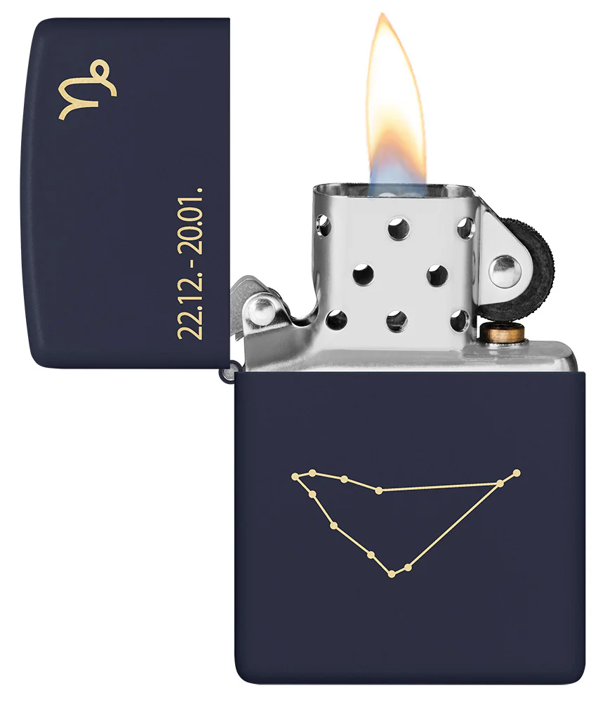 Zippo tulemasin Zodiac Capricorn Design