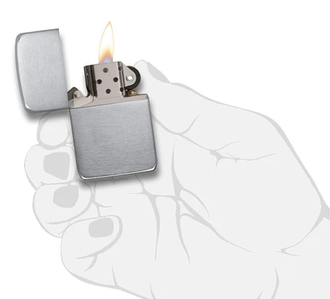 Zippo tulemasin Brushed Chrome 1941 Replica