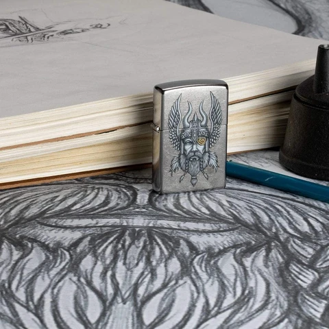 Zippo tulemasin Viking Warrior Design