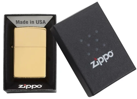 Zippo tulemasin Classic High Polish Brass
