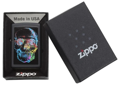 Zippo tulemasin Colorful Skull