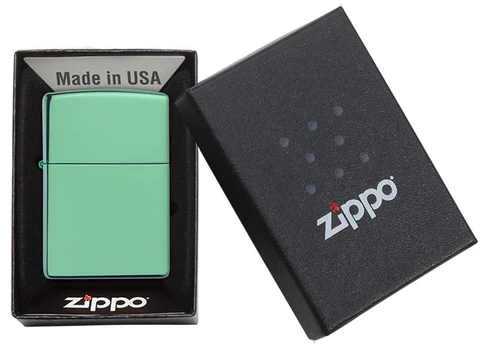 Zippo tulemasin Classic High Polish Green